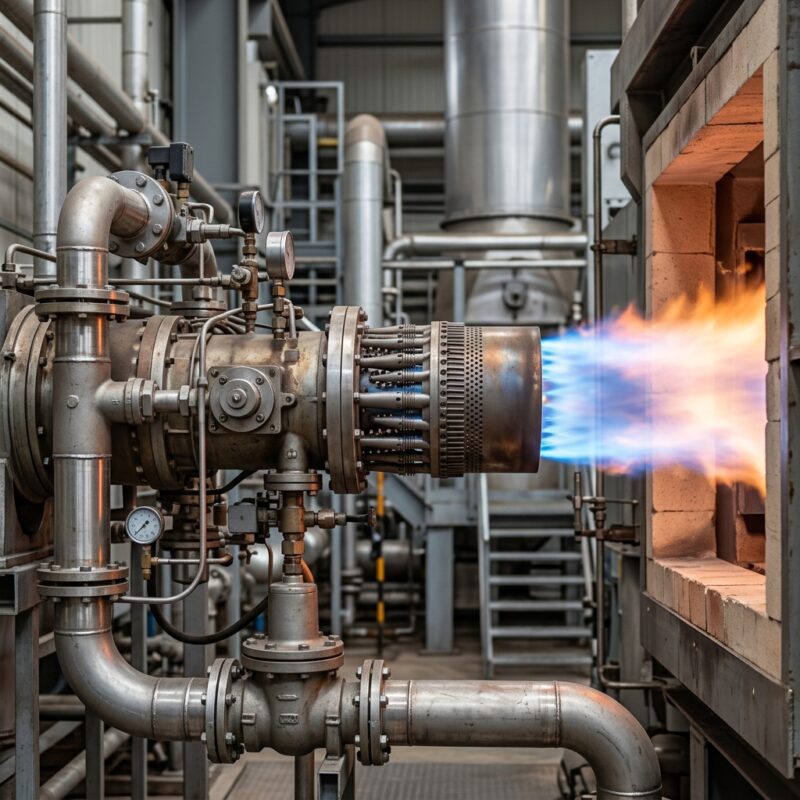 מבער גז תעשייתי - המחשה למבער גז תעשייתי - איך הוא פועל ומהם היתר...